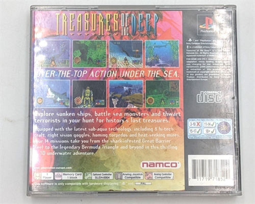 Treasures of the Deep - Front Cover Insert og Manual Mangler - PS1 (B Grade) (Genbrug)